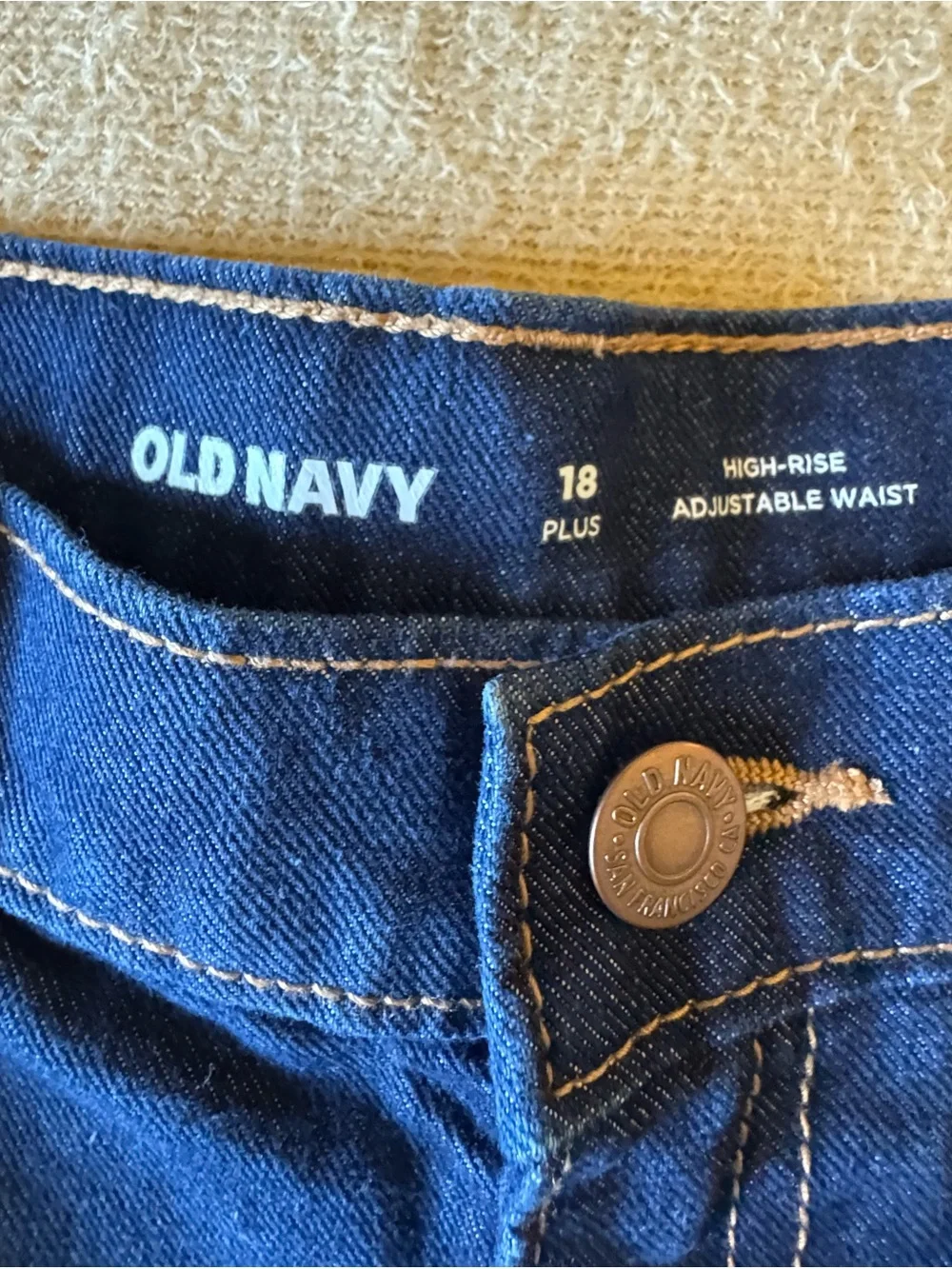 Old Navy Dark Blue Denim Cutoff Shorts